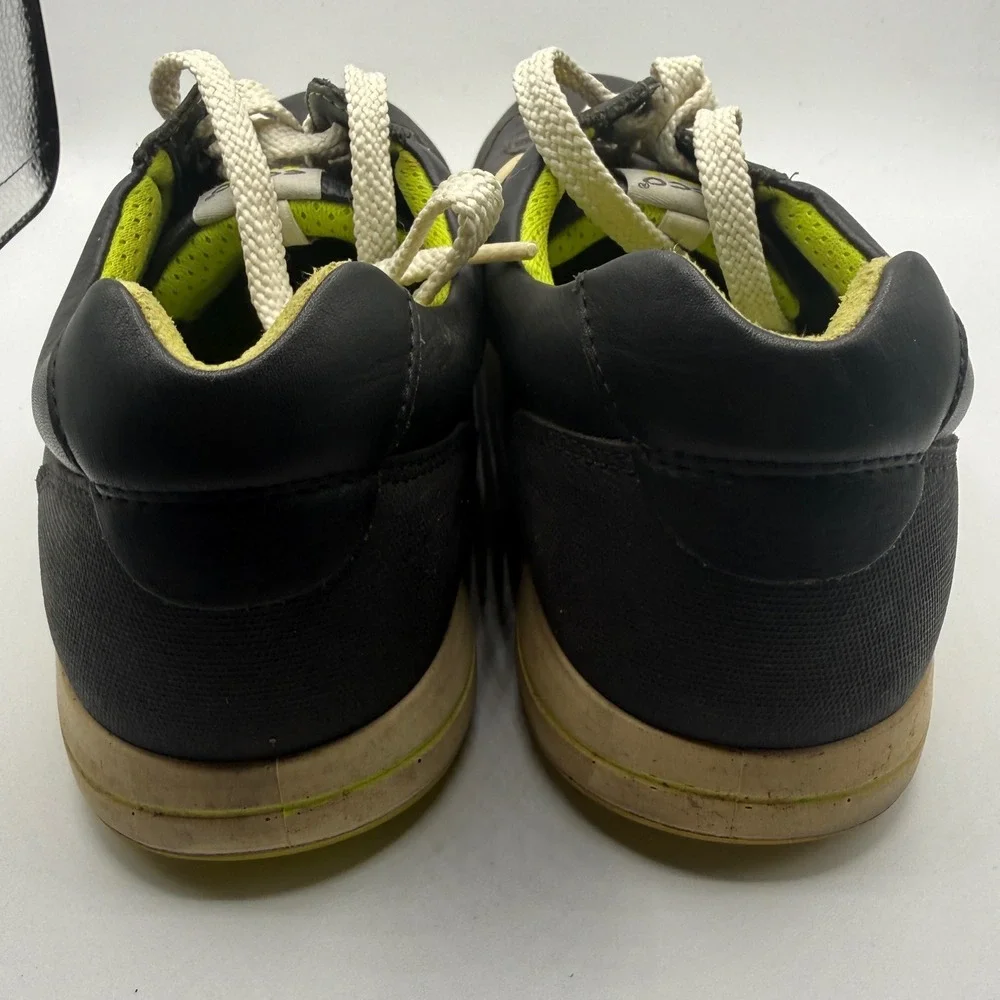 ECCO Biom Hybrid Black Leather Golf Shoes Mens EU 42 US 8-8.5 Hydromax Spikeless